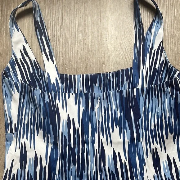 Calvin Klein Dress | Size 8 | Blue, Black & White - Picture 7 of 10
